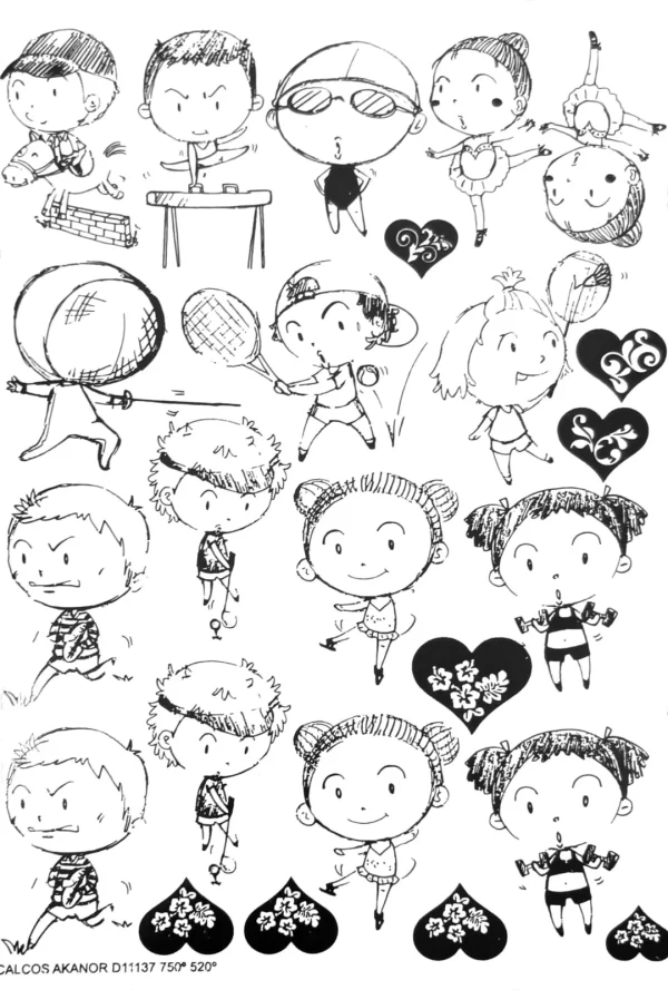 NIÑOS DEPORTES (CERAMICA Y VIDRIO) - C-25