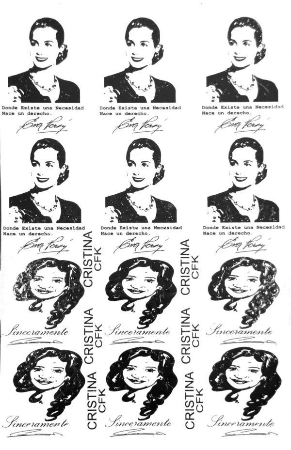 EVA PERON CRISTINA FERNANDEZ (CERAMICA Y VIDRIO) - C-25