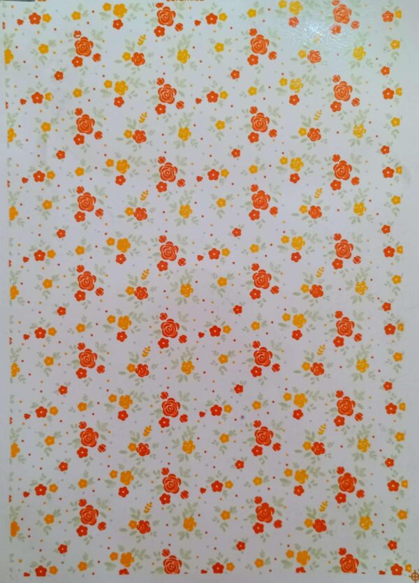 RAMOS MINI DE FLORCITAS AMARILLO Y NARANJA (CERAMICA) - C-01