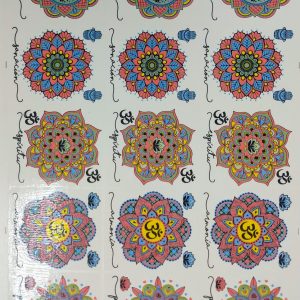 MANDALAS COLORES (VIDRIO) - C-05
