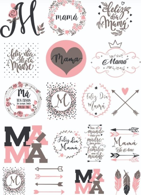 MADRE ROSA Y GRAFITO C-06 (CERAMICA)