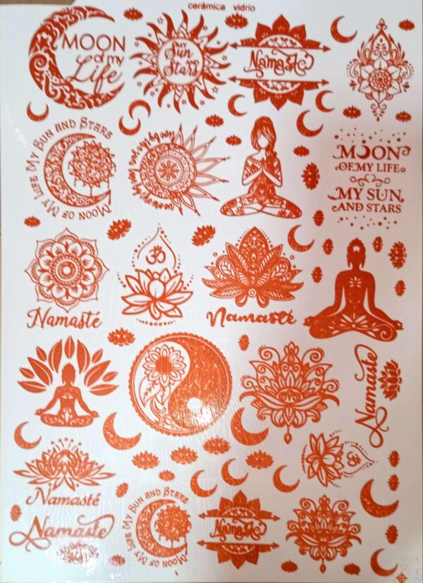 MOON OF MI LIFE YOGA 1C COBRE (CERAMICA Y VIDRIO) - C-05